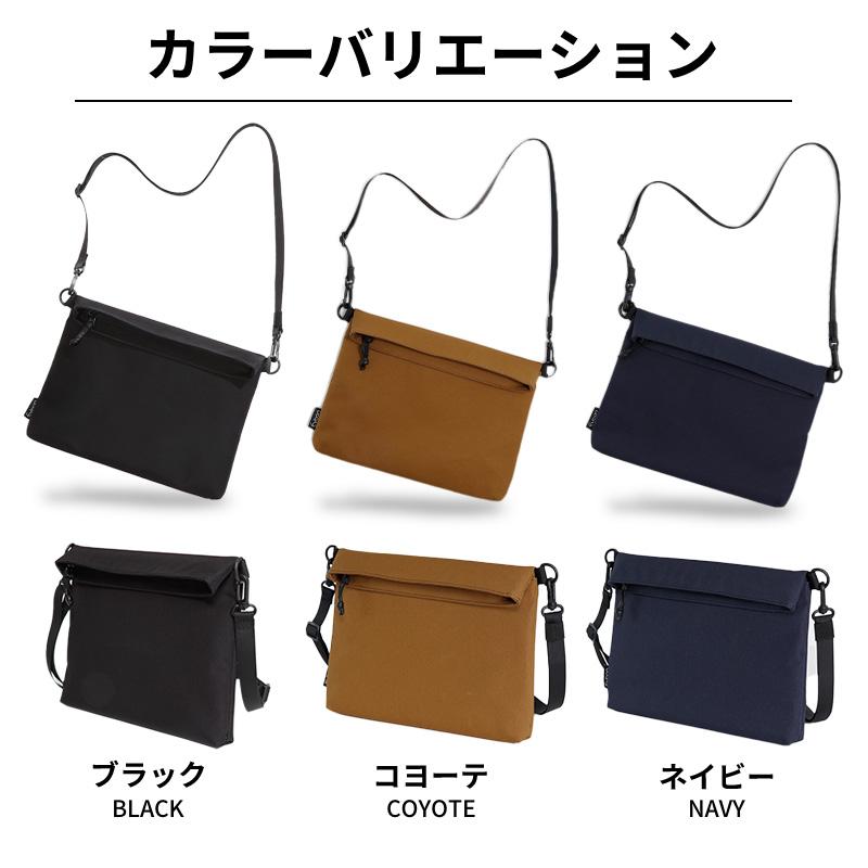 公式  Evoon マルチサコッシュ メンズ 男性 撥水 YKK 軽量 多収納 小物ポーチ ショルダーバッグ 肩掛け 斜めがけ 人気 おしゃれ 旅行 アウトドア 送料無料 | Evoon | 13