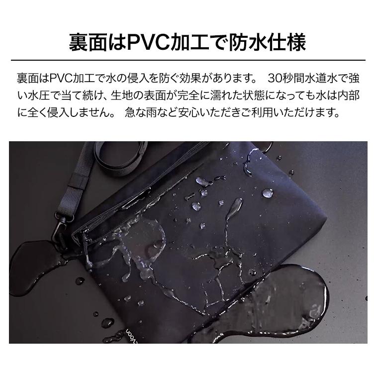 公式  Evoon マルチサコッシュ メンズ 男性 撥水 YKK 軽量 多収納 小物ポーチ ショルダーバッグ 肩掛け 斜めがけ 人気 おしゃれ 旅行 アウトドア 送料無料 | Evoon | 05