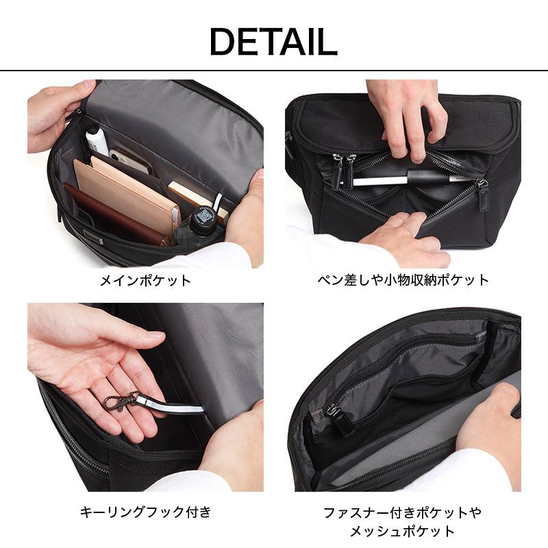 Evoon 公式 マルチボディバッグ2.0 財布機能 拡張機能 小物ポーチ付属