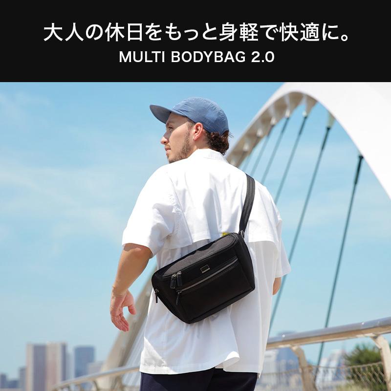 Evoon 公式 マルチボディバッグ2.0 財布機能 拡張機能 小物ポーチ付属