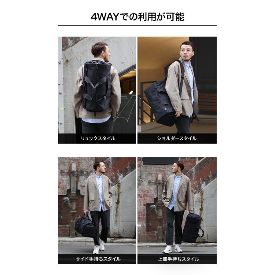 Evoon マルチボストンバッグ 折りたたみ式 撥水加工 4WAY 45L Evoon 公式 マルチボストンバッグ 4WAY 折りたたみ可能