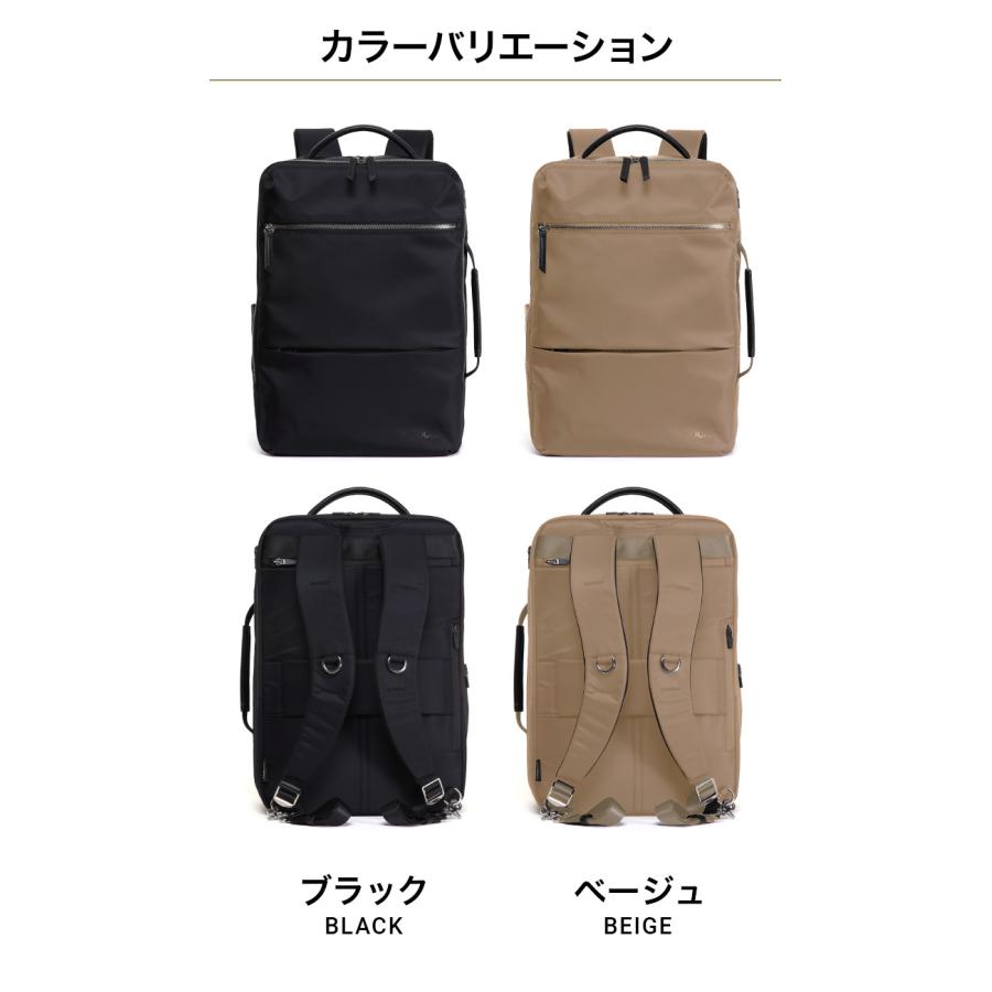 チャーさん Evoon マルチビジネスリュック 2WAY 拡張可 Evoon マルチビジネスリュックレザー2.0・容量19L～拡張時26L【予約