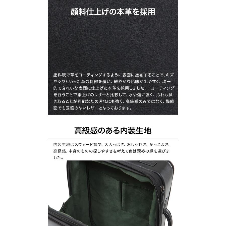 値下げ可能　evoonビジネス　レザー 26L ブラック 拡張可　本革レザー Evoon 公式 マルチビジネスリュックレザー2.0 本革 大容量 26L 拡張