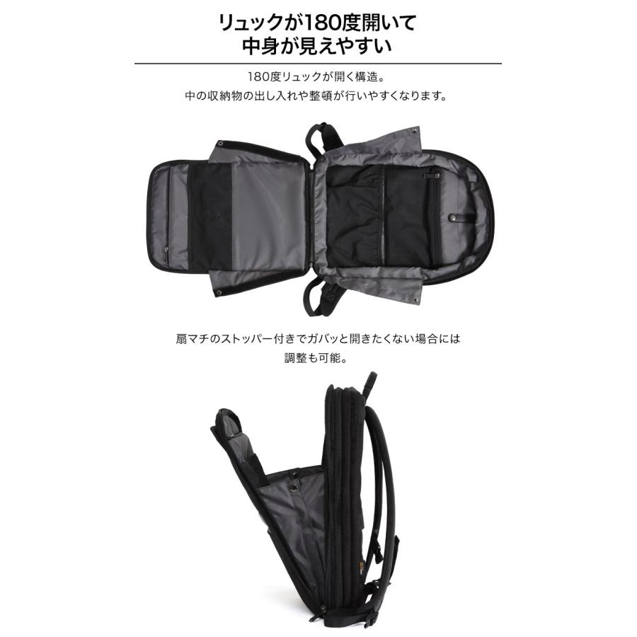 Evoon 公式 マルチビジネスリュックSlim X 薄型 拡張機能 22L 多