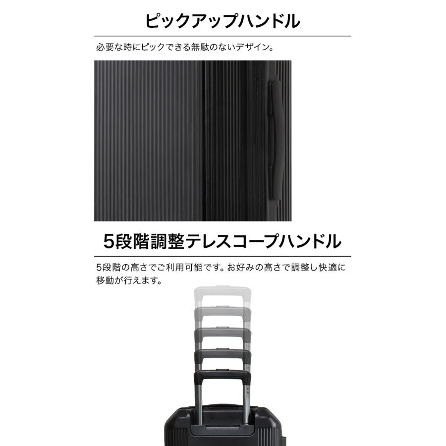 公式 Evoon マルチスーツケースONE 34L Sサイズ 拡張機能 機内持ち込み ポーチ付属 フロントオープン 前開き ストッパー 静音 キャスター交換可能 TSA ロック |  | 14