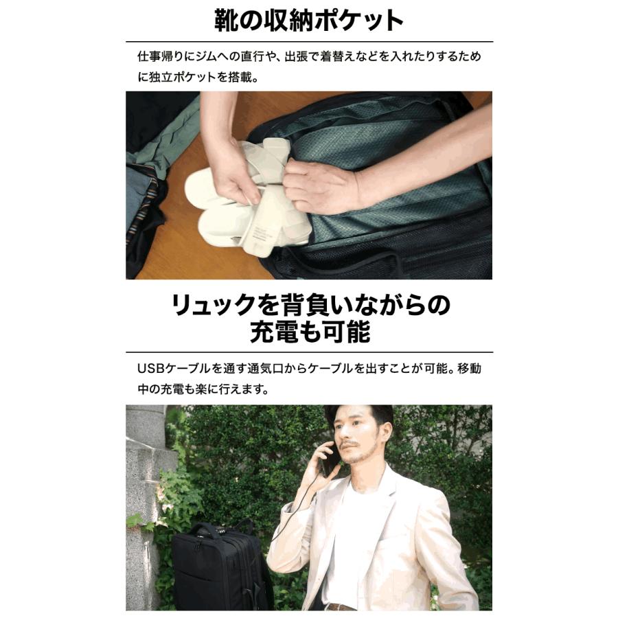 公式 Evoon マルチビジネスリュック3.0 ビジネスリュック メンズ リュック 大容量 多収納 多機能 撥水 YKK 通勤 通学 出張 旅行 ビジネスバッグ バックパック | Evoon | 13