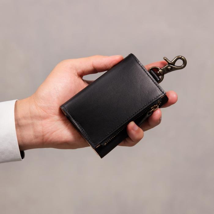 公式 Evoon キーケース Vellda Key メンズ 男性 レザー 本革 ブルガロ ヌメ革 小銭入れ コインケース カード入れ 人気 おしゃれ 送料無料 | Evoon | 12