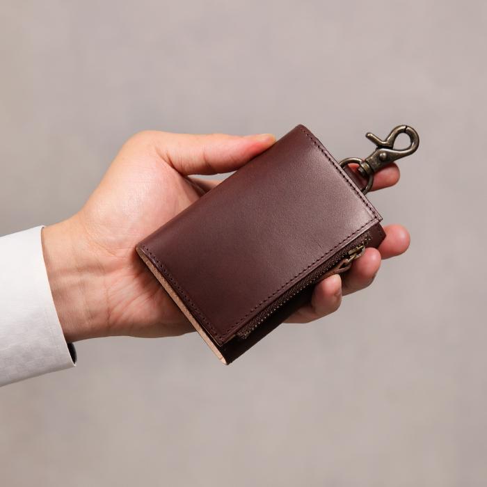 公式 Evoon キーケース Vellda Key メンズ 男性 レザー 革 ブルガロ ヌメ革 小銭入れ ケース カード入れ 人気 おしゃれ 送料無料 Evoon 公式 キーケース Vellda Key メンズ 男性 レザー 本革 ブルガロ