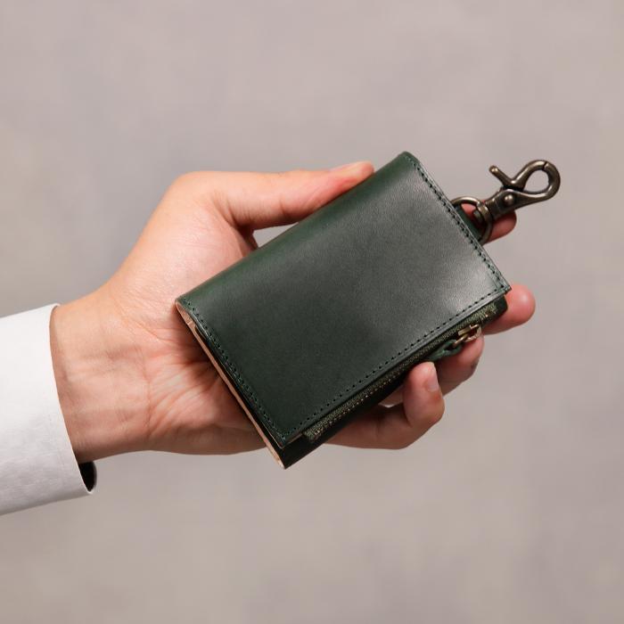 公式 Evoon キーケース Vellda Key メンズ 男性 レザー 本革 ブルガロ ヌメ革 小銭入れ コインケース カード入れ 人気 おしゃれ 送料無料 | Evoon | 14