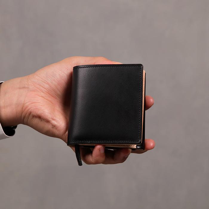 公式 Evoon 二つ折り財布 Vellda Mini メンズ 男性 財布 サイフ ウォレット レザー 本革 ブルガロ ヌメ革 小さめ スマート YKK 人気 おしゃれ 送料無料 | Evoon | 11