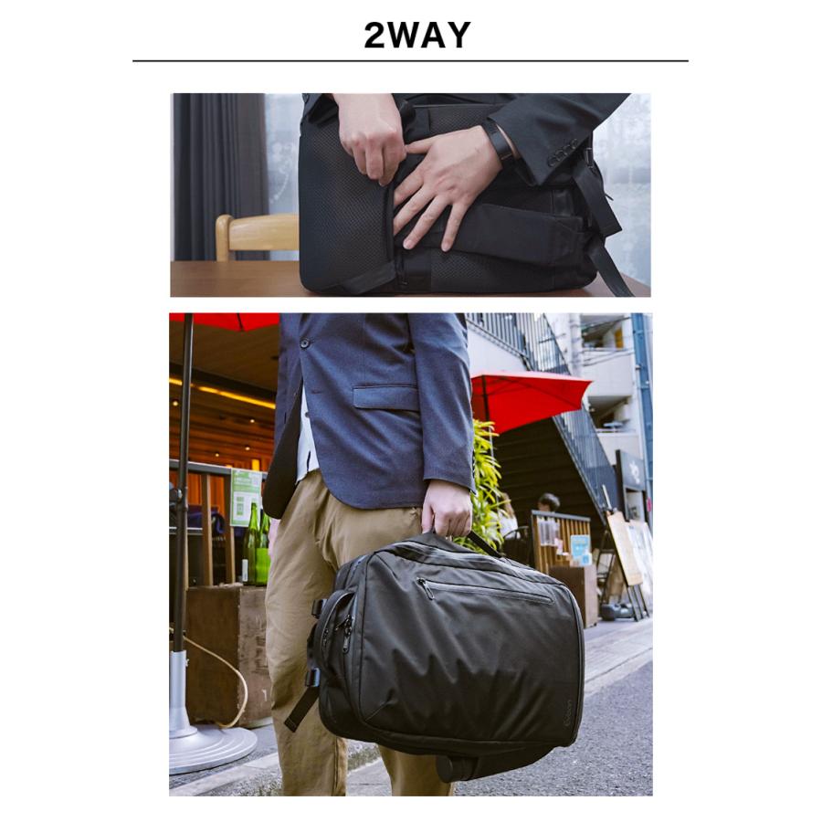 公式 Evoon トラベルバックパック ビジネスリュック メンズ リュック 大容量 多収納 多機能 撥水 USB YKK 通勤 通学 出張 旅行 ビジネスバッグ バックパック | Evoon | 16