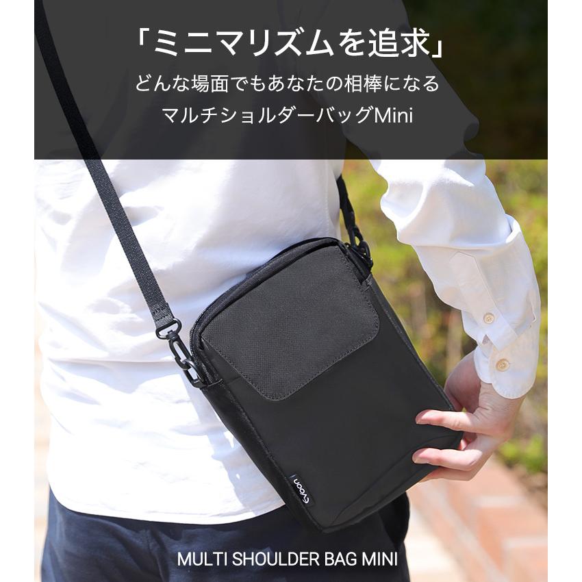 Evoon マルチショルダーバッグmini 小物 ポーチ ミニマリスト メンズ 多収納 撥水加工 Ykk 斜めがけ 旅行 多機能 ギフト 送料無料 X000yryqu9 Evoon 通販 Yahoo ショッピング