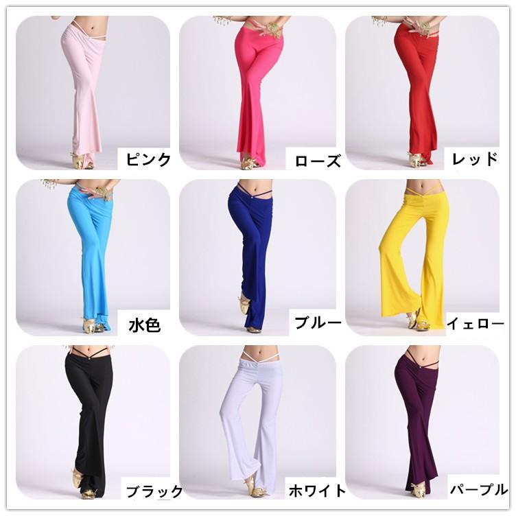 ベリーダンス パンツ ベリーダンスパンツ  ベリーダンス衣装 ベリーダンスズボン フレアパンツ ロング ダンスパンツ ベリーダンスボトムス ストレッチ レッスン |  | 04
