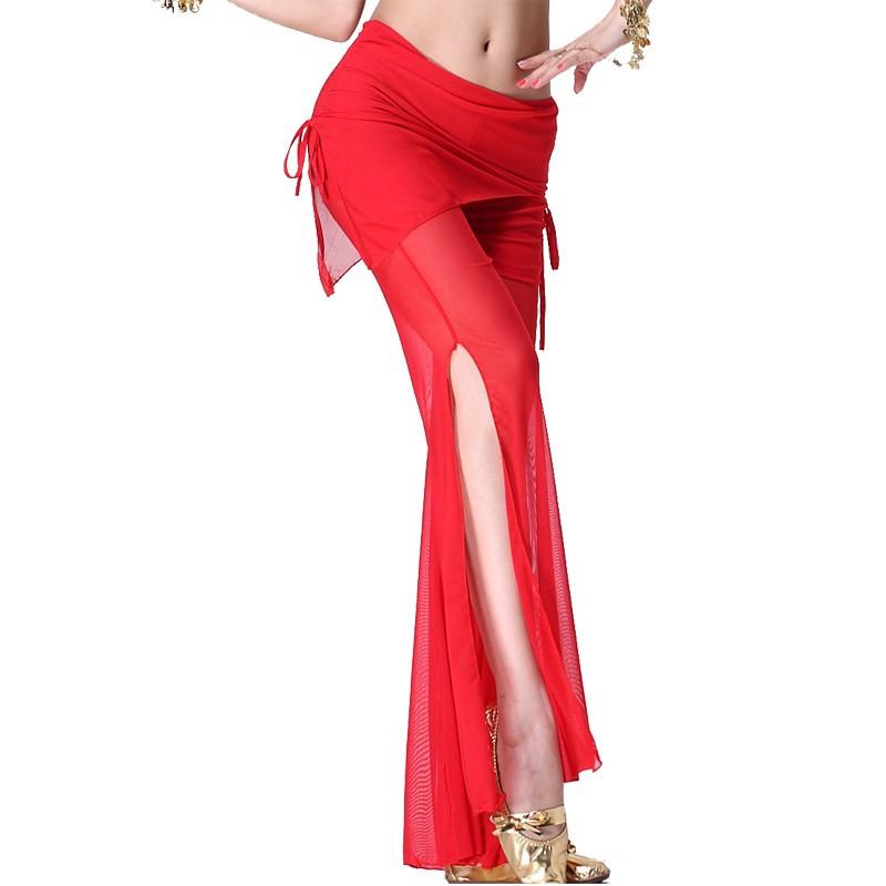 ベリーダンス パンツ ベリーダンスズボン スカート付きパンツ ベリーダンスウェア ストレッチ　ベリーダンスボトムス 美脚パンツ レッスンウェア | 