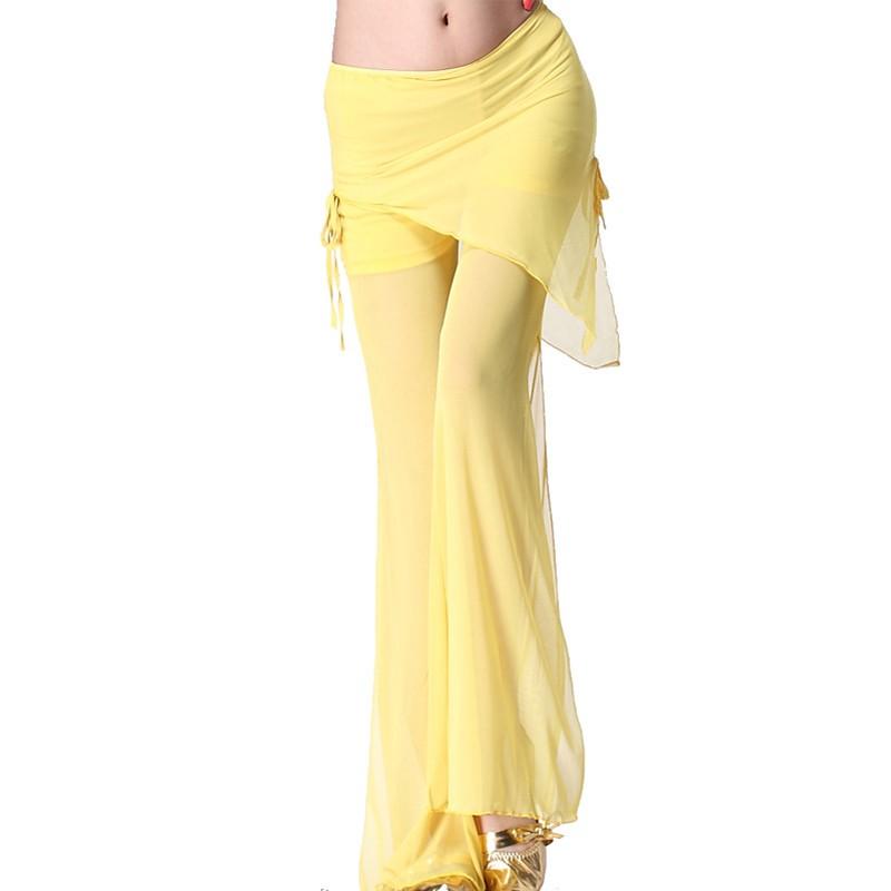 ベリーダンス パンツ ベリーダンスズボン スカート付きパンツ ベリーダンスウェア ストレッチ　ベリーダンスボトムス 美脚パンツ レッスンウェア |  | 04