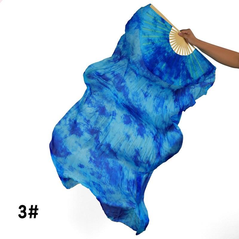 ファンベール　シルクファンベール 1本セット扇子 団扇 舞台 小道具 アクセサリー　演出　飾り　ファンベール タイダイ柄　全9色 dp158h |  | 03