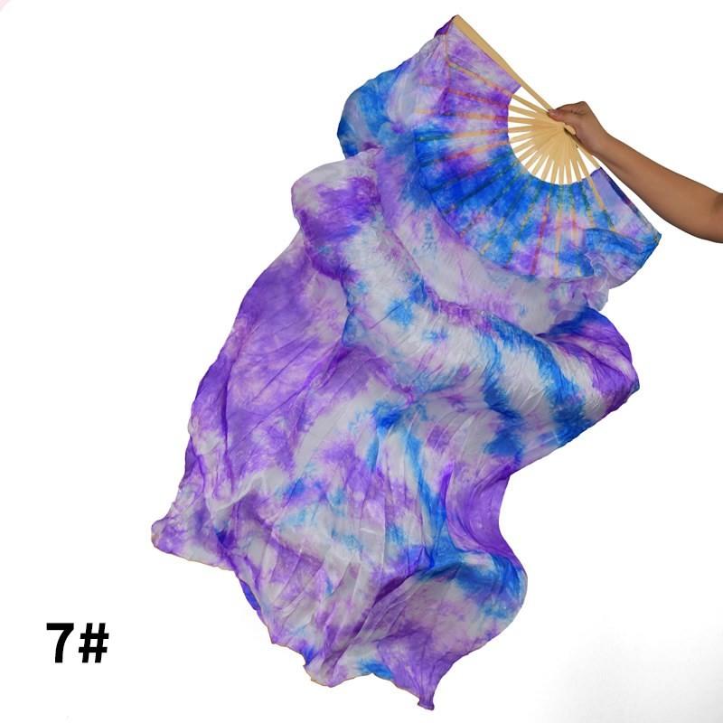 ファンベール　シルクファンベール 1本セット扇子 団扇 舞台 小道具 アクセサリー　演出　飾り　ファンベール タイダイ柄　全9色 dp158h |  | 07