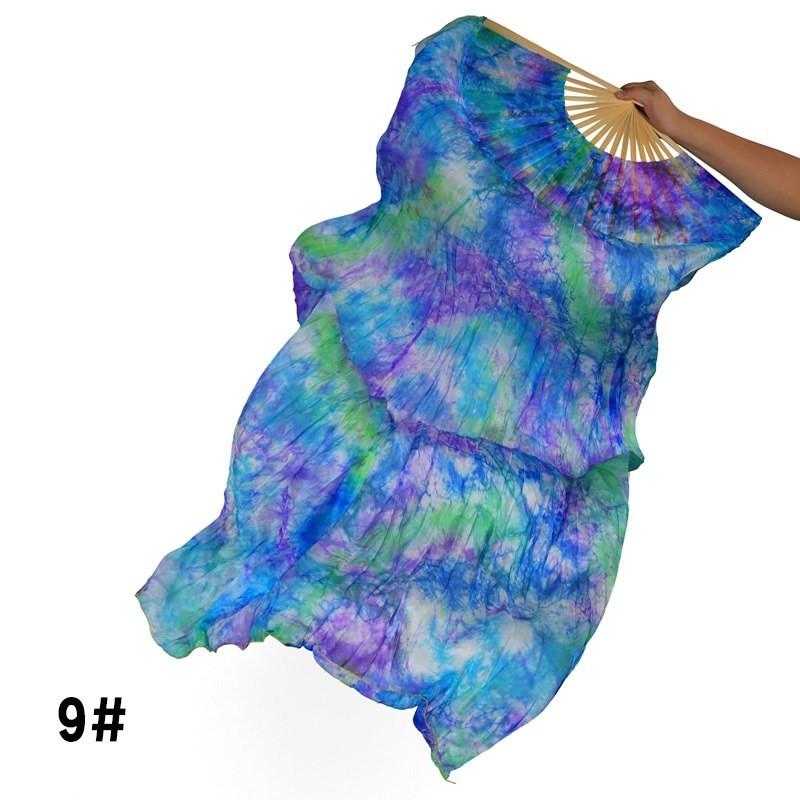 ファンベール　シルクファンベール 1本セット扇子 団扇 舞台 小道具 アクセサリー　演出　飾り　ファンベール タイダイ柄　全9色 dp158h |  | 09