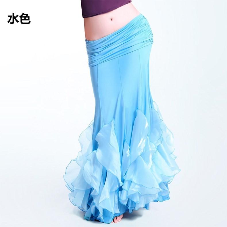 ベリー スカート ロング ベリーダンス衣装 ベリーダンススカート ベリーダンスボトムス衣装 発表会 スカートベリー 社交ダンス衣装 演出服 9色 dp160h |  | 02