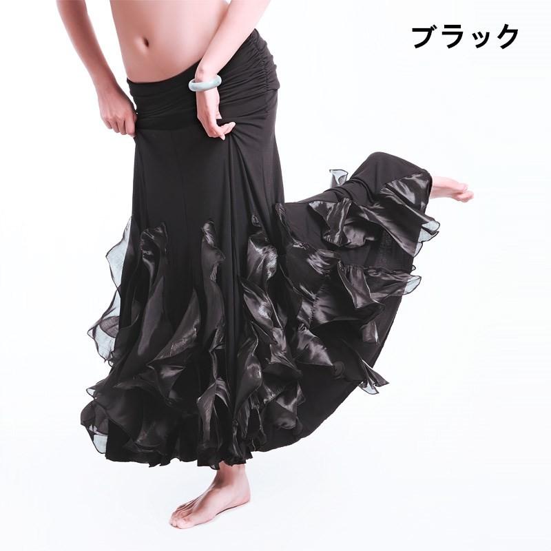 ベリー スカート ロング ベリーダンス衣装 ベリーダンススカート ベリーダンスボトムス衣装 発表会 スカートベリー 社交ダンス衣装 演出服 9色 dp160h |  | 08