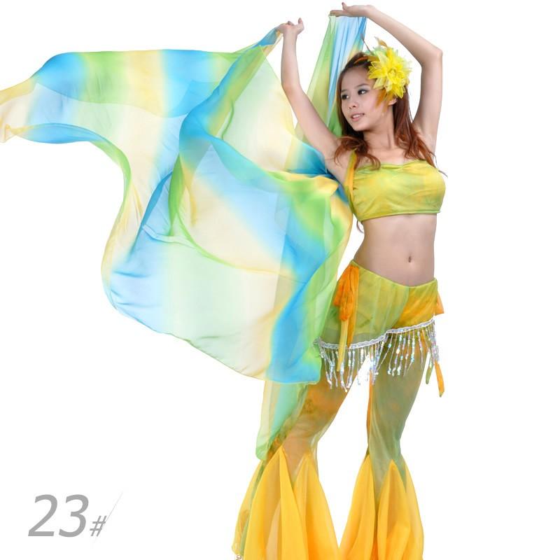ベリーダンス ベール 薄手のスカーフ 舞台 小道具 アクセサリー アクセント レッスン着 レッスンウェア 演出飾り 練習用 18色 大判 大きい dp168h |  | 10