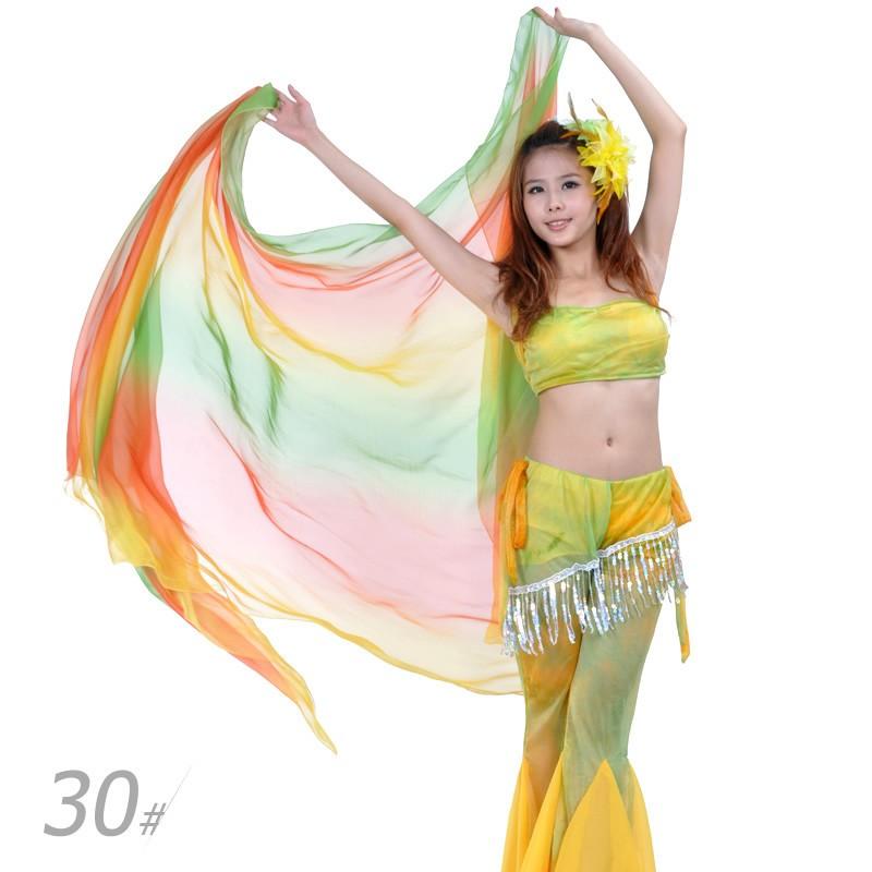 ベリーダンス ベール 薄手のスカーフ 舞台 小道具 アクセサリー アクセント レッスン着 レッスンウェア 演出飾り 練習用 18色 大判 大きい dp168h |  | 17