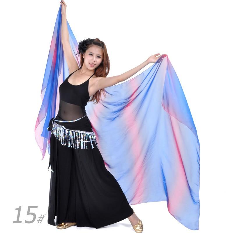 ベリーダンス ベール 薄手のスカーフ 舞台 小道具 アクセサリー アクセント レッスン着 レッスンウェア 演出飾り 練習用 18色 大判 大きい dp168h |  | 02