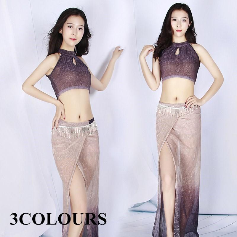 ステージ衣装練習用 ベリーダンス ステージ衣装 イベント スカート ベリーダンス レッスン着 トップス スカート ステージ服 ダンサー衣装 練習着 レッスン着 Dp173h Cute Family 通販 Yahoo ショッピング