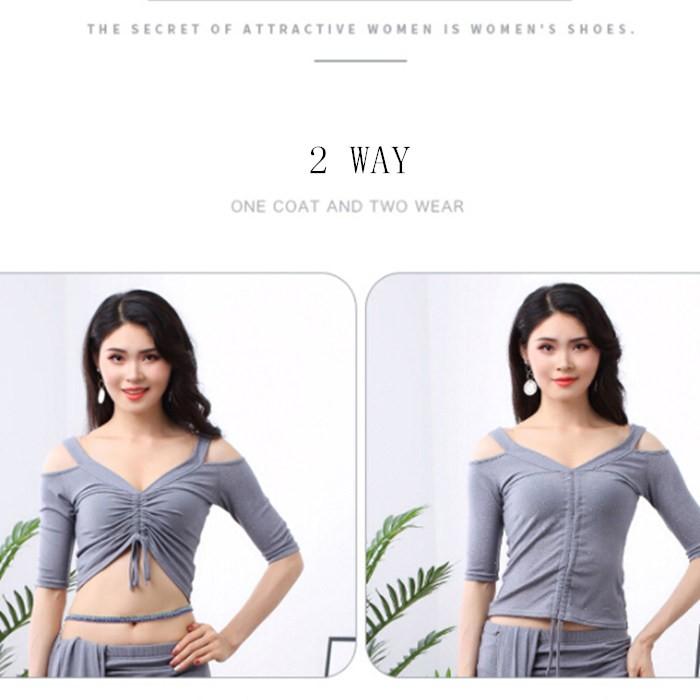 ベリーダンスセット衣装 舞台衣装 BELLY DANCE レッスン着 社交ダンス衣装 練習着 ベリーダンス衣装 上下2点セット |  | 09