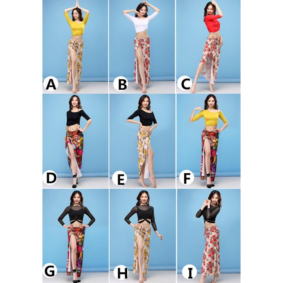 ベリーダンス衣装ベリーダンスセット衣装 舞台衣装 レッスン着 社交ダンス衣装 練習着 ベリーダンス衣装 上下2点セット |  | 01