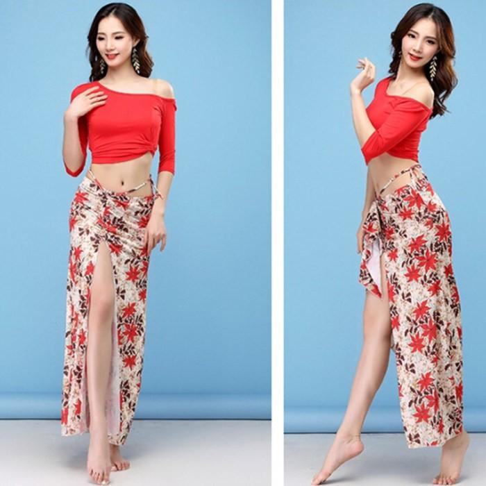 ベリーダンス衣装ベリーダンスセット衣装 舞台衣装 レッスン着 社交ダンス衣装 練習着 ベリーダンス衣装 上下2点セット |  | 05