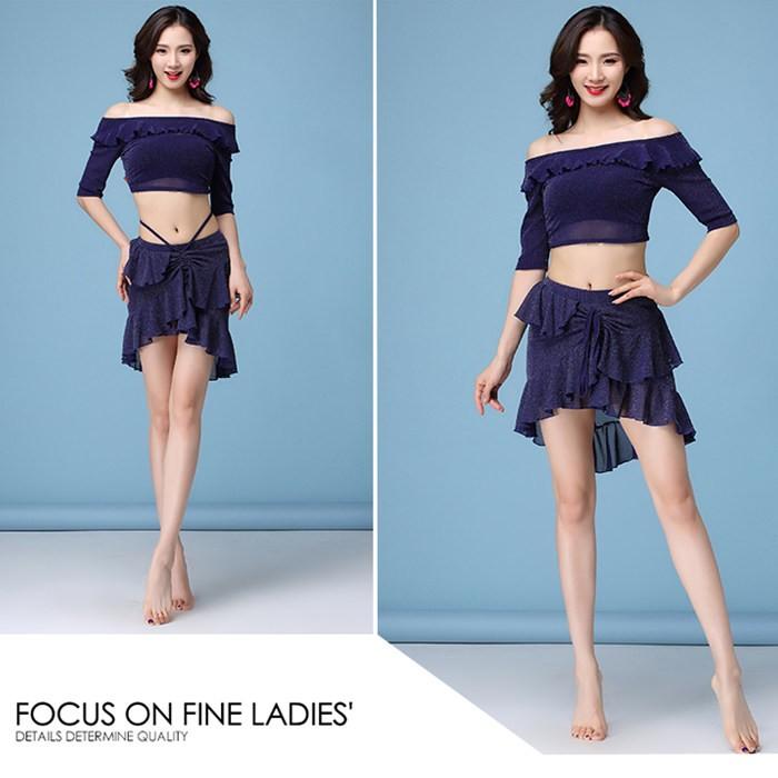 ベリーダンスセット衣装 舞台衣装 レッスン着 発表会イベント コスプレ 社交ダンス衣装 練習着 ベリーダンス衣装 上下2点セット |  | 06