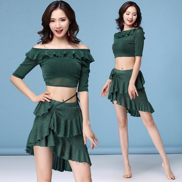 ベリーダンスセット衣装 舞台衣装 レッスン着 発表会イベント コスプレ 社交ダンス衣装 練習着 ベリーダンス衣装 上下2点セット |  | 07