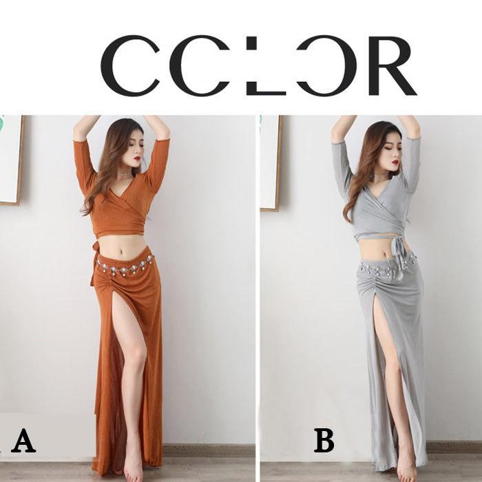 ベリーダンスセット衣装 舞台衣装 レッスン着 発表会イベント コスプレ 社交ダンス衣装 練習着 ベリーダンス衣装 上下2点セット トップス スカート 発表会 |  | 01