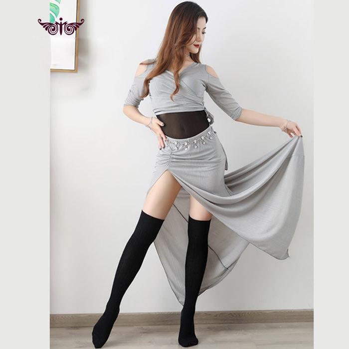 ベリーダンスセット衣装 舞台衣装 レッスン着 発表会イベント コスプレ 社交ダンス衣装 練習着 ベリーダンス衣装 上下2点セット トップス スカート 発表会 |  | 02