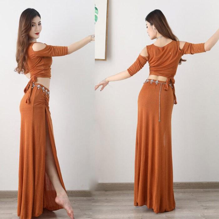 ベリーダンスセット衣装 舞台衣装 レッスン着 発表会イベント コスプレ 社交ダンス衣装 練習着 ベリーダンス衣装 上下2点セット トップス スカート 発表会 |  | 06