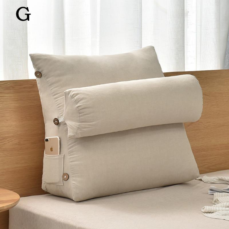 背もたれ クッション 三角クッション ソファークッション 読書 腰枕