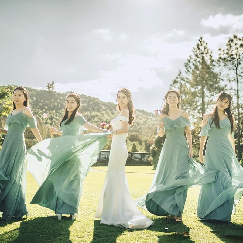 ウェディングドレス ゲストドレス ブライズメイドドレス お揃いドレス パーテイードレス ワンピース レディース フォーマル 結婚式 発表会 Lf550h Lf550h Cute Family 通販 Yahoo ショッピング