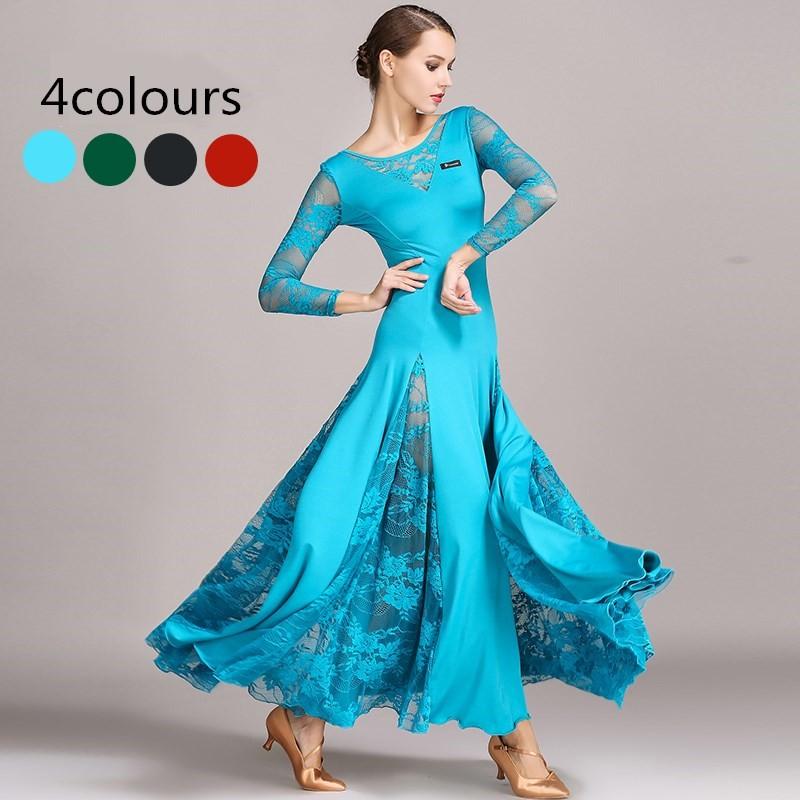 モダンダンス 舞台 イベント衣装 ステージ衣装 ラテンダンスウエア タンゴワンピース ワルツ衣装 演出服 練習着 大人用 レッド ブラック ブルー グリーン | 