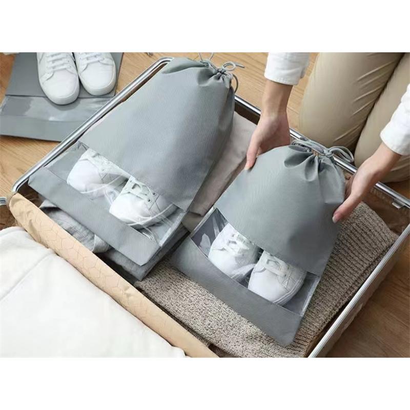 シューズ収納袋 シューズケース 靴収納 軽量 防塵防臭 シューズバッグ 不織布 巾着袋 小物入れ 靴入れ袋 旅行 出張 携帯便利 スポーツ シューズ入れ |  | 10