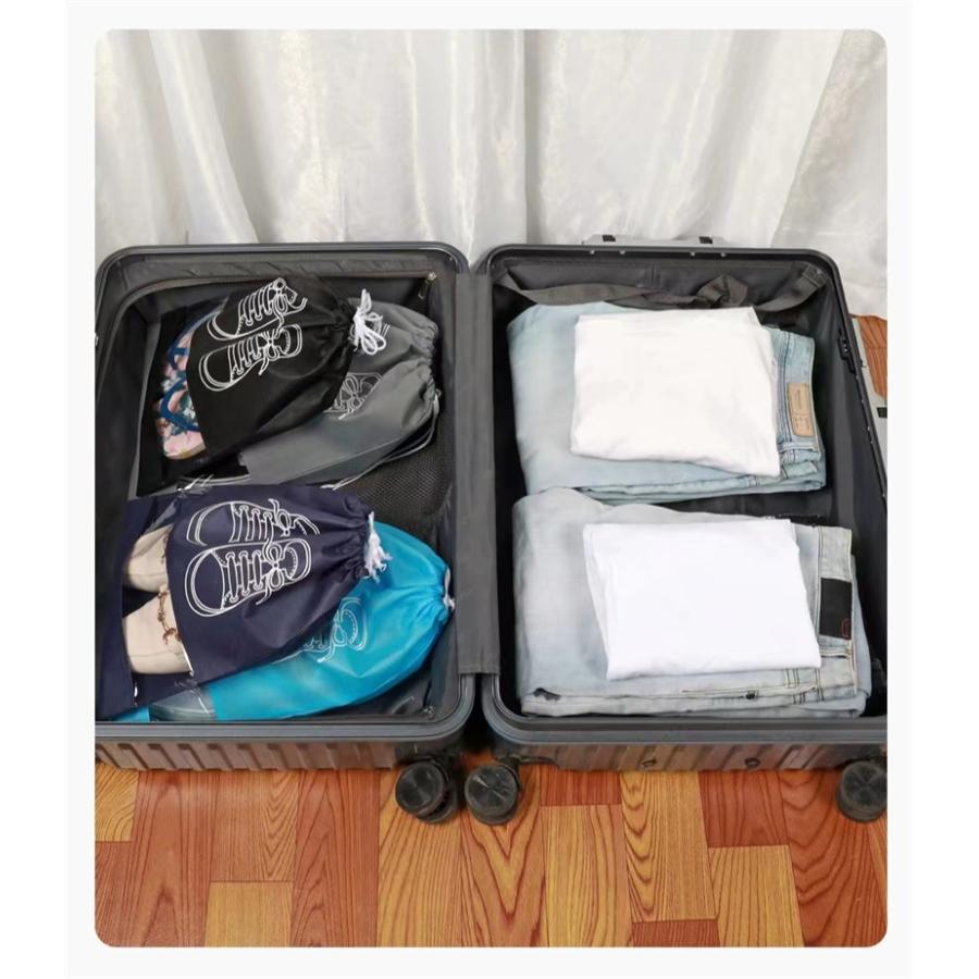 シューズ収納袋 シューズケース 靴収納 軽量 防塵防臭 シューズバッグ 不織布 巾着袋 小物入れ 靴入れ袋 旅行 出張 携帯便利 スポーツ シューズ入れ |  | 11