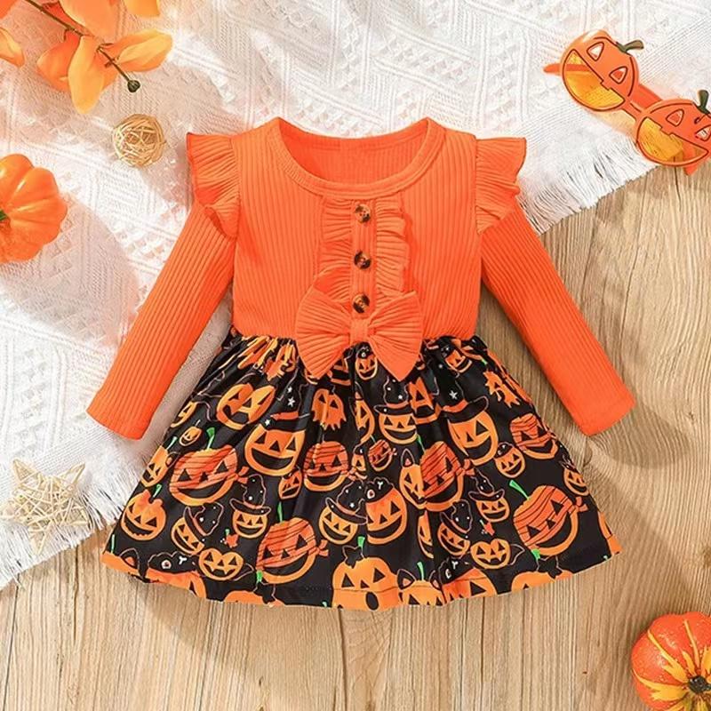 ベビーハロウィン ハロウィン ワンピース 女の子 オールインワンタイプ ハロウィン コスプレ イベント カボチャ 可愛い 赤ちゃん  ベビー |  | 05