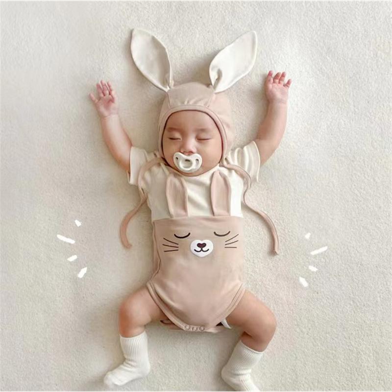 半袖 ウサギ 衣装 ロンパース ベビー 二点セット カバーオール 子供 服 帽子 2colors 可愛い フワフワ キッズ 赤ちゃん オシャレ 子ども かわいい 写真 |  | 08
