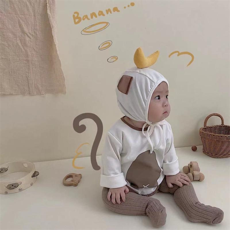 長袖 猿 サル 衣装 ロンパース ベビー 二点セット カバーオール 子供 服 帽子 ハロウィン 可愛い フワフワ キッズ 赤ちゃん オシャレ 子ども かわいい 写真 |  | 07