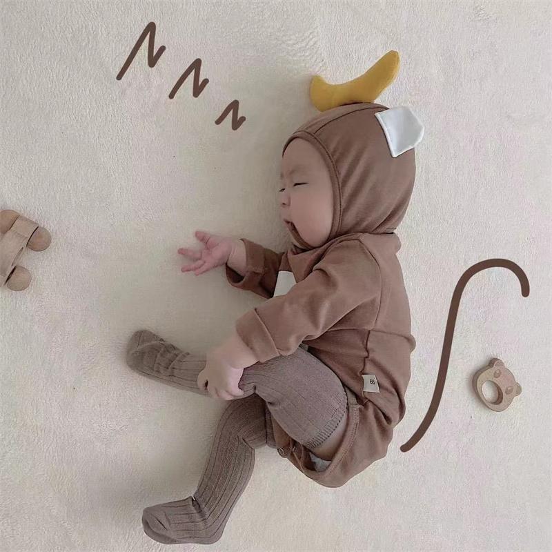 長袖 猿 サル 衣装 ロンパース ベビー 二点セット カバーオール 子供 服 帽子 ハロウィン 可愛い フワフワ キッズ 赤ちゃん オシャレ 子ども かわいい 写真 |  | 08
