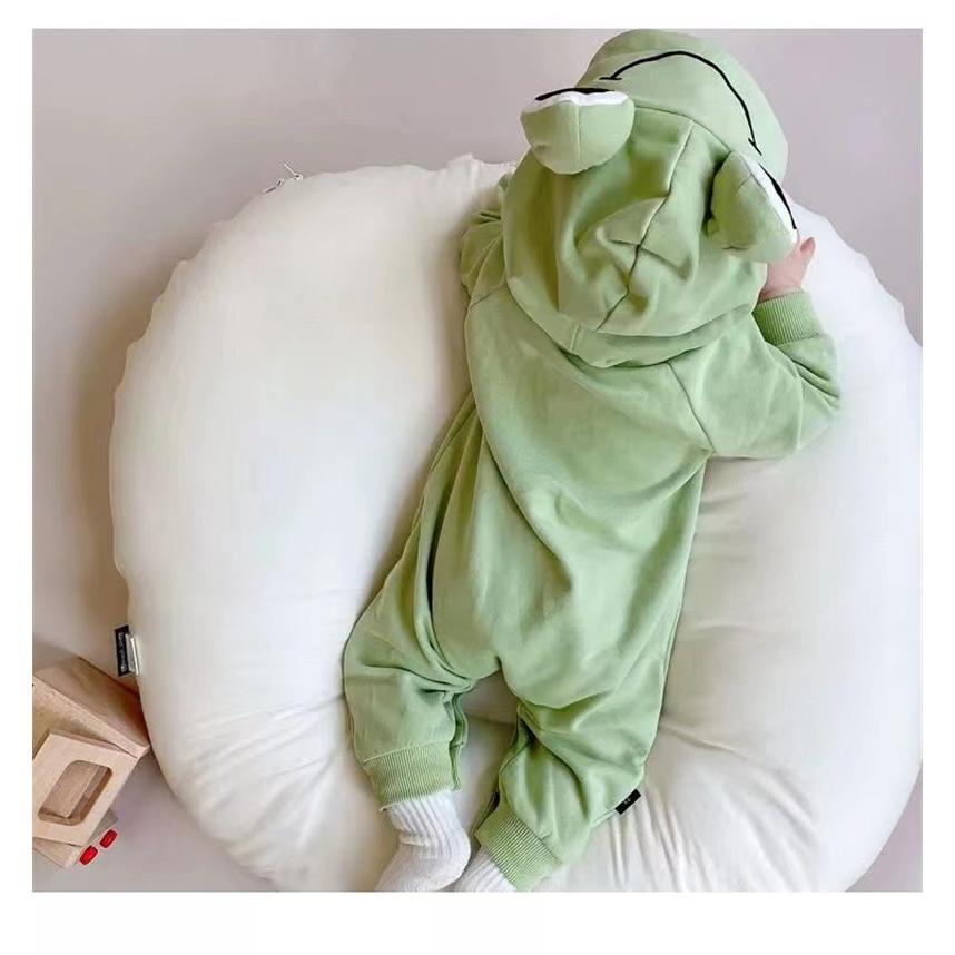 長袖 ロンパース 綿素材 女の子男の子 二点セット 衣装 ベビー カバーオール 子供 服 帽子 ハロウィン 可愛い フワフワ キッズ 赤ちゃん カエル アヒル |  | 07