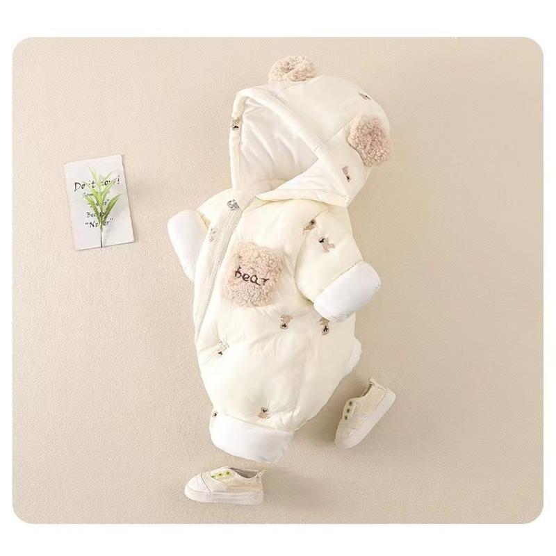冬用 ベビーロンパース 暖かい 一体式 オシャレ フワフワ 前開きデザイン 可愛い 赤ちゃん  ベビージャンバー、上着、オールインワンタイプ 女の子男の子 |  | 05