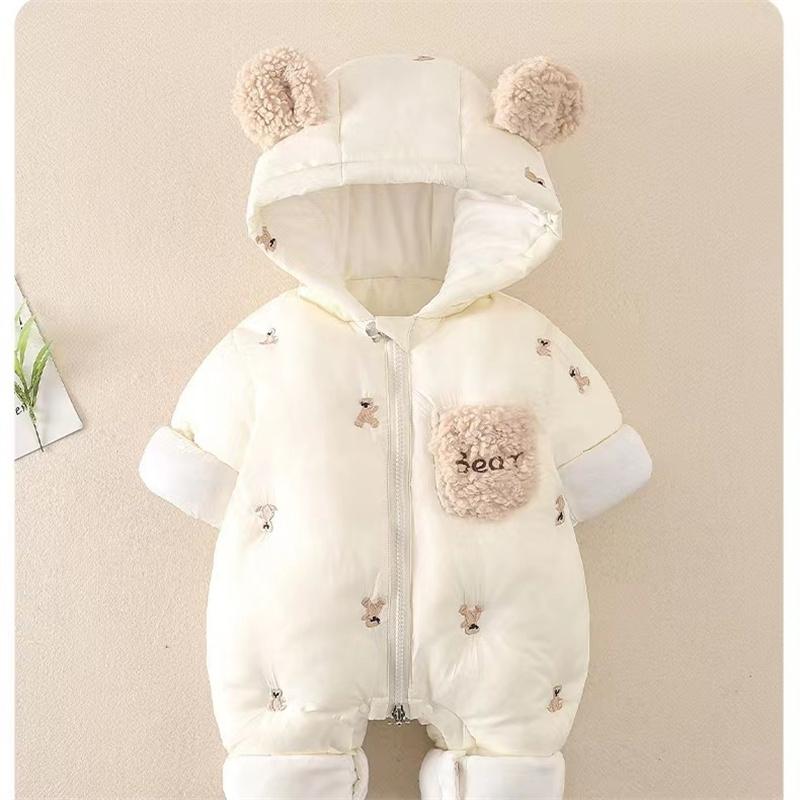 冬用 ベビーロンパース 暖かい 一体式 オシャレ フワフワ 前開きデザイン 可愛い 赤ちゃん  ベビージャンバー、上着、オールインワンタイプ 女の子男の子 |  | 07