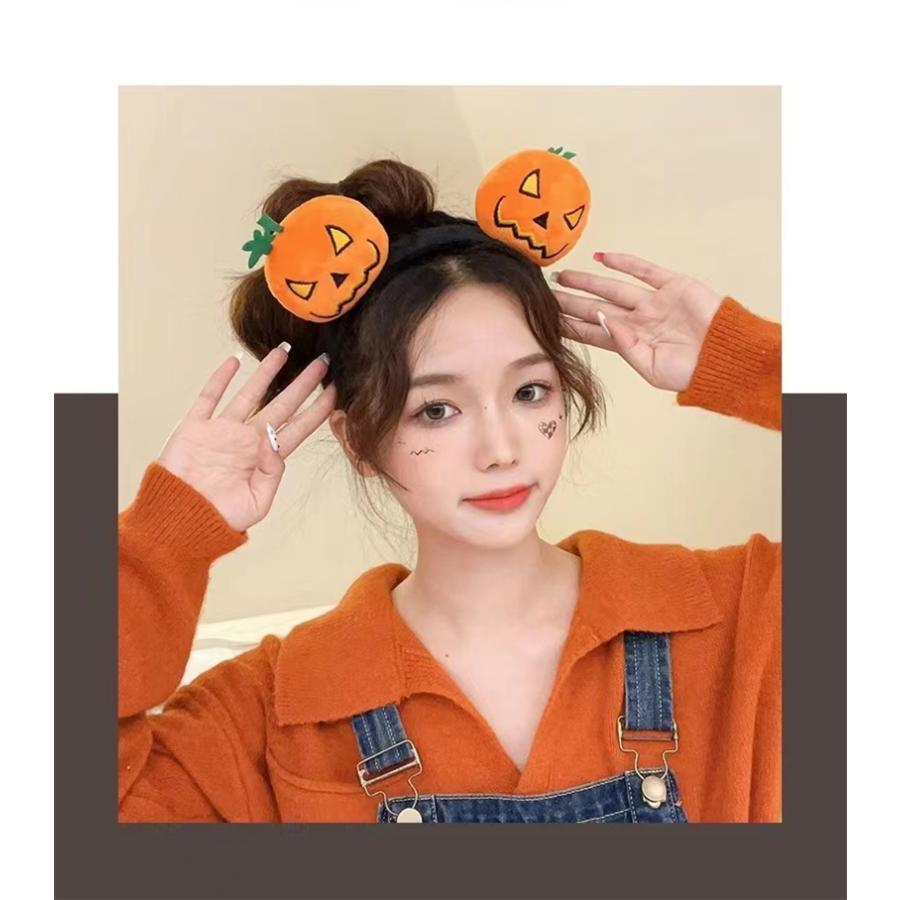 カチューシャ ハロウィン 子供大人 イベント カボチャカチューシャ レディース helloween 4種類 シンプル 可愛い ヘアアクセサリー |  | 08