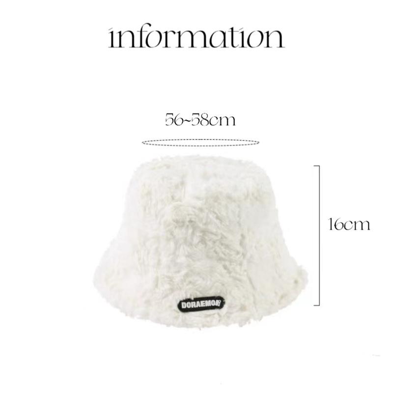 帽子 冬用 ハット レディース バケットハット レディース 無地 厚手 もこもこ 防寒 ふわふわ あったか つばひろ 折りたたみ 軽量 旅行用 小顔効果 |  | 01